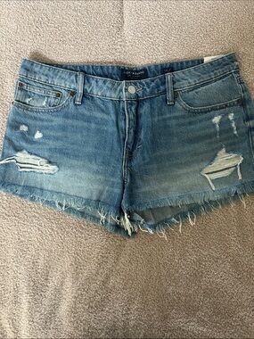 Lucky Brand Light Blue Distressed Denim Cutoff Shorts